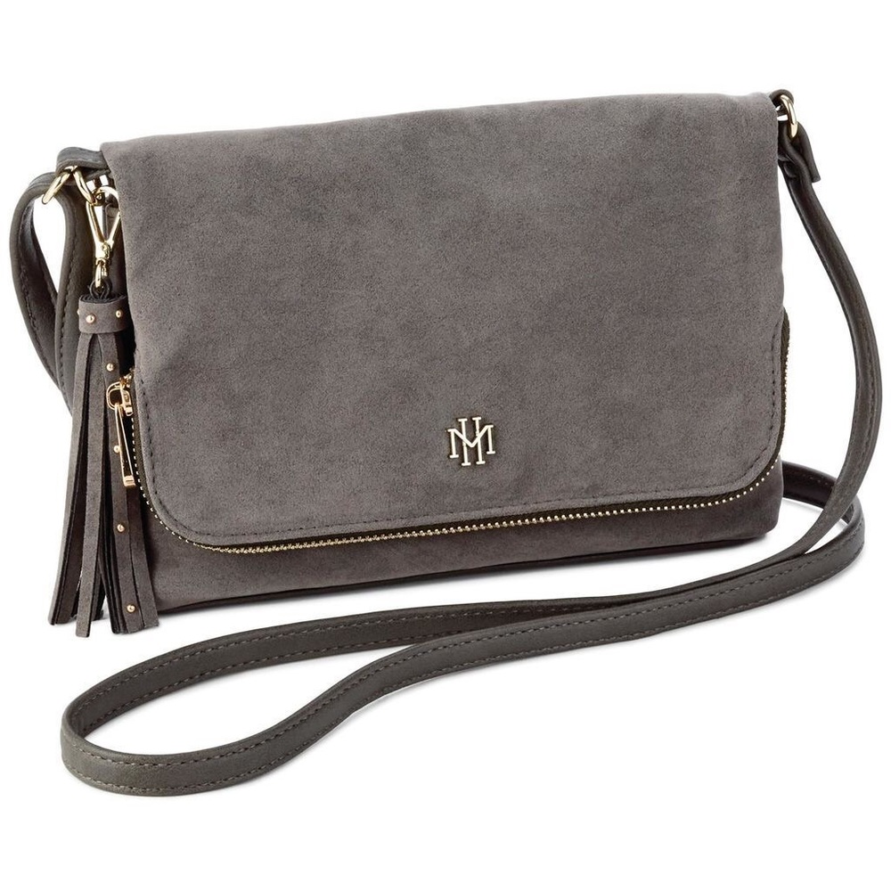 Gray crossbody purse, bag, NWT
